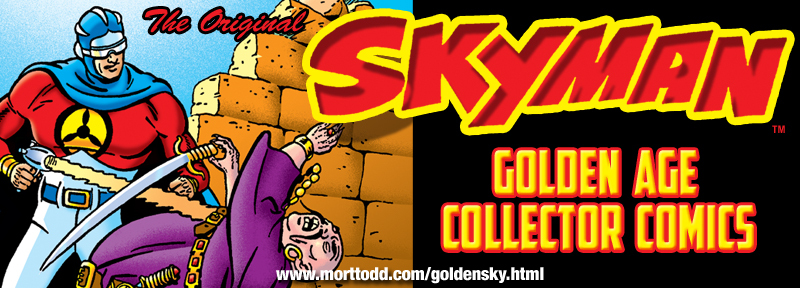 The Original SKYMAN GOLDEN AGE COLLECTOR COMICS!