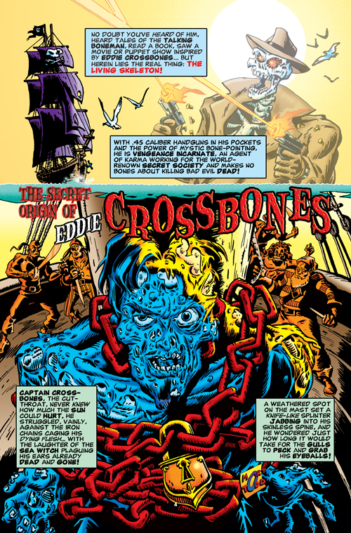 Origin of Eddie Crossbones