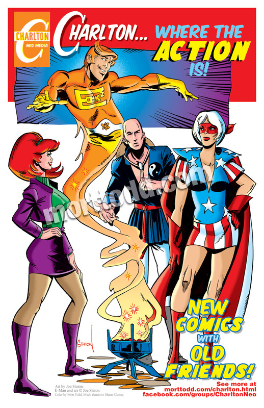 CHARLTON ACTION STARS by JOE STATON
