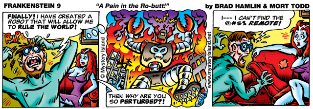 Frankenstein 9 Comic Strip #2
