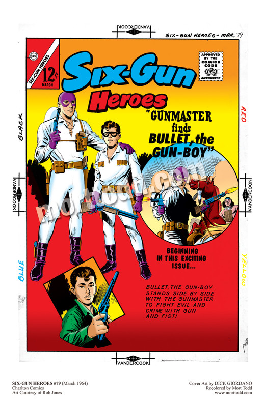 SIX-GUN HEROES with GUNMASTER by DICK GIORDANO